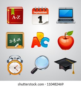 School icons-set 2