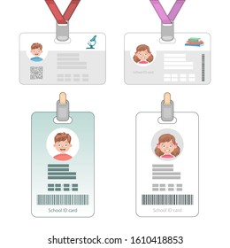 School Id Card, Personal Student Identification Card.