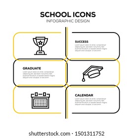 SCHOOL AND ILLUSTRATION ICON CONCEPT