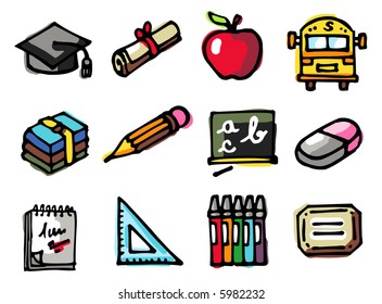 school illustrations - others of same series : http://www.shutterstock.com/lightboxes.mhtml?lightbox_id=499075