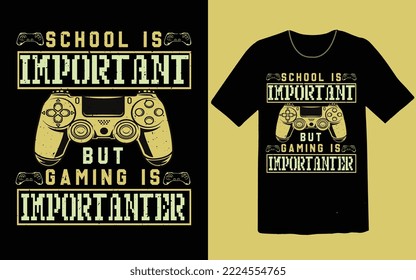 School is important t shirt design 