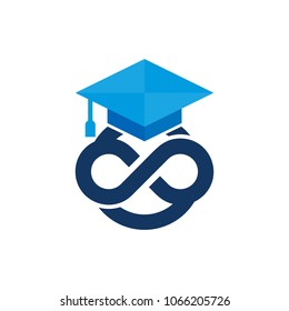 School Infinity Logo Icon Design