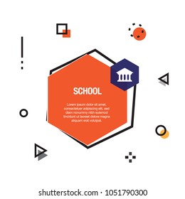 School Infographic Icon