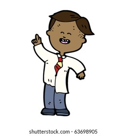 school kid cartoon