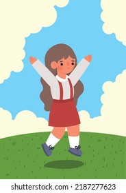 Kinderdesign auf Gras