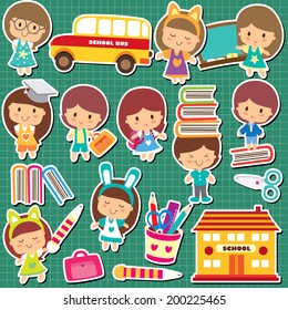 school kids clip art