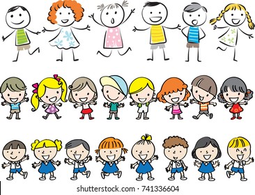 school kids set