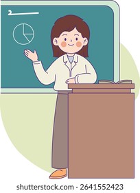 School kids studying different subjects set. Children students learning math, physics, art education, reading book. Character illustration.