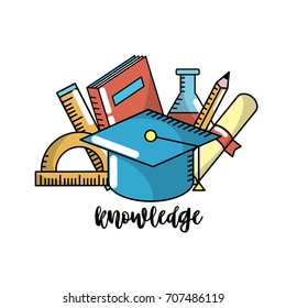 school knowledge utensils to education learn