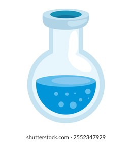 school lab flask education icon isolated