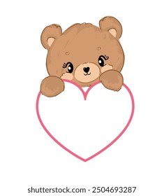 etiqueta de la escuela con diseño de oso de peluche, animal lindo dibujado a mano, nombre y Dirección, etiqueta, etiqueta para ropa infantil y etiquetas de nombre, pegatinas