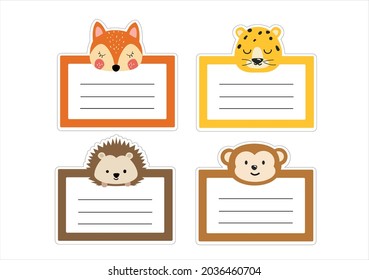 school label with unicorn design school label Animal, Name and Address, Tag, Sticker for Child Clothes and School labels Name tags, Stickers for girls, pupil notebooks,workbooks etc