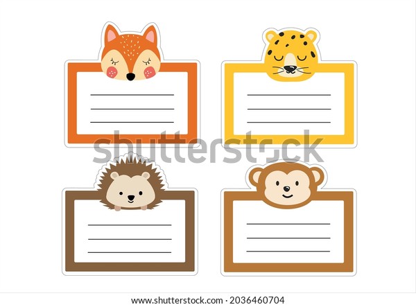 School Label Unicorn Design School Label Stock Vector (Royalty Free ...