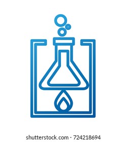school laboratory test tube flame burning experiment