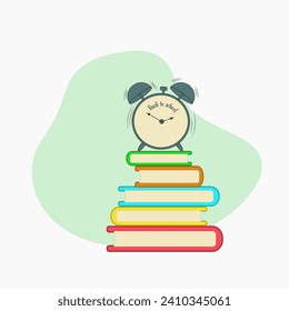 School life. Books  Alarm Clock
