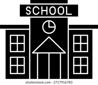 School Line vector Icon Design