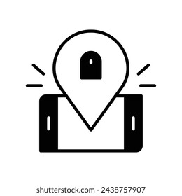 Iconos de ubicación de la escuela ilustración vectorial