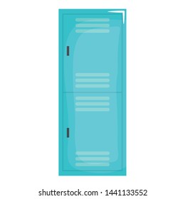 school locker metal isolated icon