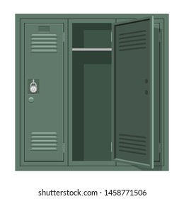 School locker vector design illustration isolated on white background