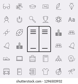 school lockers icon. school icons universal set for web and mobile