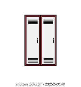 school lockers icon image vector illustration design