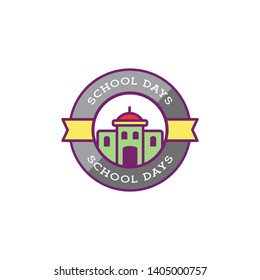 School Logo Design Emblem and Badge Template