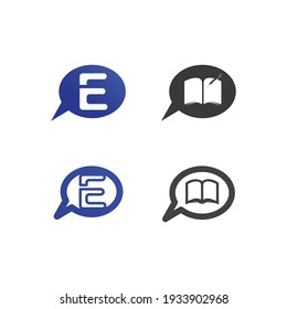 school logo and education, vector, illustration and book logo for study web, pen, workshop and learn internet media online icon on phone