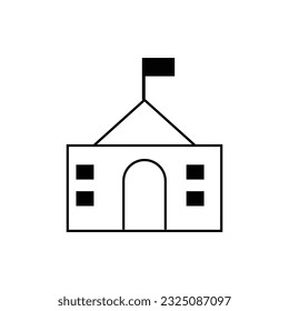 school logo icon  design template