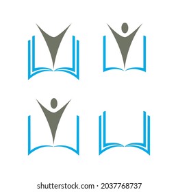 school logo on a white background, vector illustration