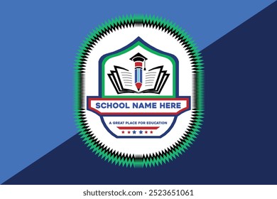 Das Schullogo dient als visuelle Darstellung der Identität, Werte und Bestrebungen der Institution. 
Sie repräsentiert ihr Ethos, ihre Geschichte und ihre Vision für die Zukunft.