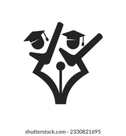 school logo template. Icon Illustration Brand Identity. Isolated and flat illustration. Vector graphic