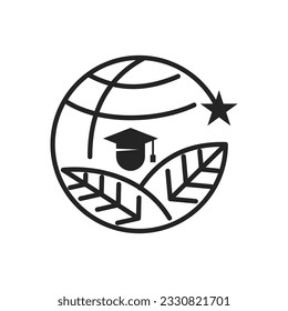 school logo template. Icon Illustration Brand Identity. Isolated and flat illustration. Vector graphic