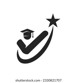 school logo template. Icon Illustration Brand Identity. Isolated and flat illustration. Vector graphic