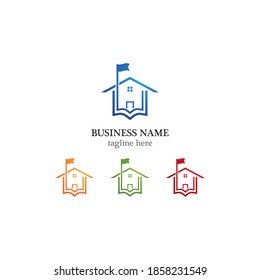 School logo template vector icon design
