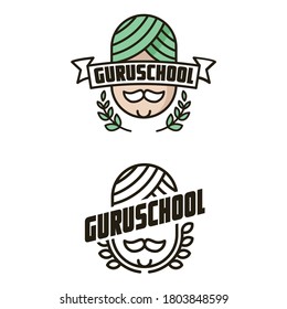 school logo, university simple design