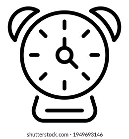 Icono del horario de almuerzo escolar. Esbozar icono vectorial de hora de almuerzo escolar para diseño web aislado en fondo blanco