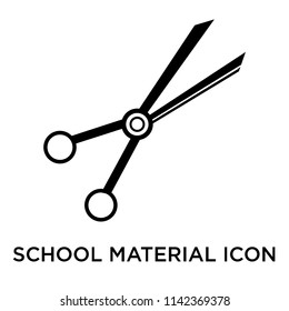 School material icon vector isolated on white background for your web and mobile app design, School material logo concept