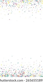 School math notebook cover. Colorful childish numbers  floating in the air. Back to school mathematics banner on white background. Falling numbers vector illustration.