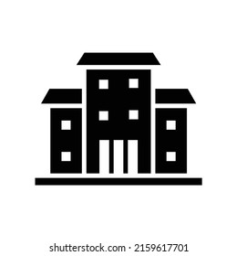 school new icon simple vector