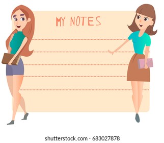 school note design girs