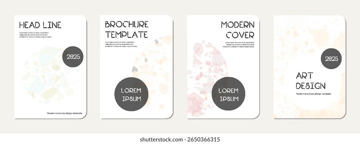 School notebook cover design. Terrazzo abstract background made of natural stones, granite, quartz and marble. Venetian terrazzo texture school notebook template.