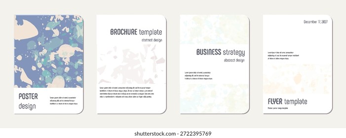Design der Schulheftabdeckung. Abstrakter Terrazzo-Hintergrund aus Natursteinen, Granit, Quarz und Marmor. Venezianische Terrazzo Textur Schule Notizbuch Vorlage.