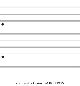 School notebook paper sheet. Exercise book page background. Lined notepad backdrop