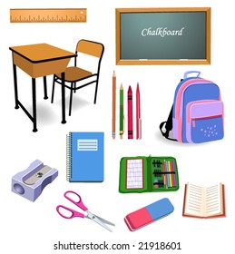 school objects