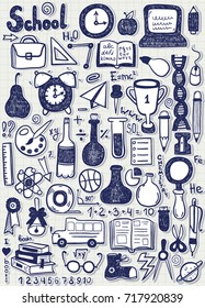 School objects stickers
