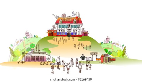 school on the hill