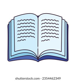 school open book icon isolated