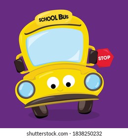school owl bus design vector illustration