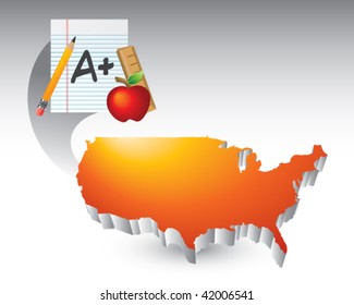 school paper united states icon