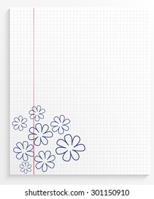 School paper. Vector Illustration